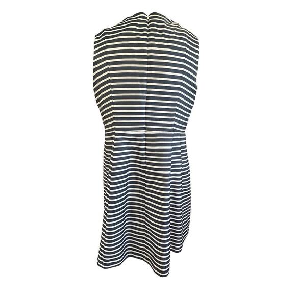 SIGNATURE by ROBBIE BEE BLUE AND WHITE STRIPED SLEEVELESS WOMENS PLUS SIZE 18 - Picture 5 of 6